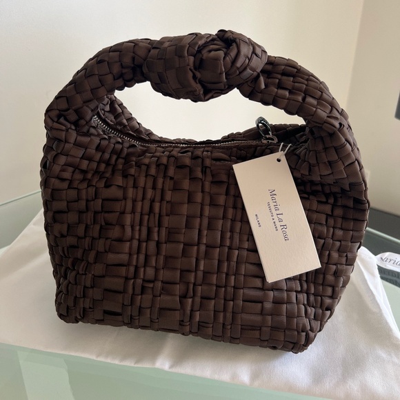 MARIA LA ROSA Mini Datolite Dark Brown Bag - Picture 2 of 13